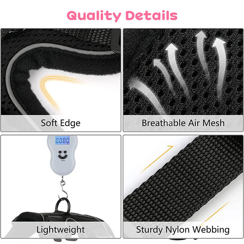 Cat Harness and Leash with Easy Control, Escape-Proof - Soft Adjustable Vest Harness for Walking Cats.