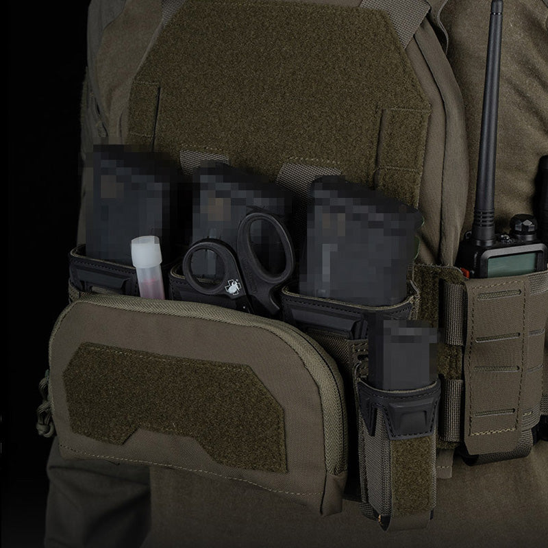Agilit Style 2nd Layer Admin Pouch: Tactical storage for multi-caliber mags, airsoft vest/plate carrier