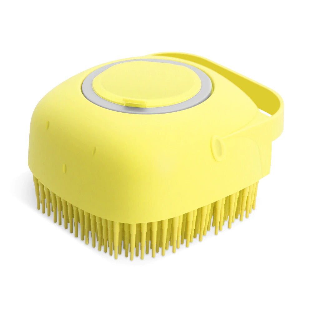 Pet Dog Shampoo Massager Brush Cat Massage Comb Grooming Scrubber Shower Brush For Bathing Short Hair Soft Silicone Brushes 15