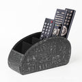 5-Slot Remote Control Holder Box - Desktop Organizer for TV, Media Player, Heater & Game Controllers