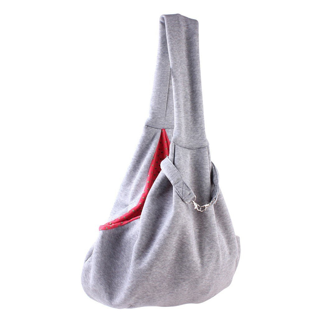Sac de transport bandoulière réversible mains libres pour petits chiens et chats, sac de voyage souple et confortable, pochette double face, sac à main