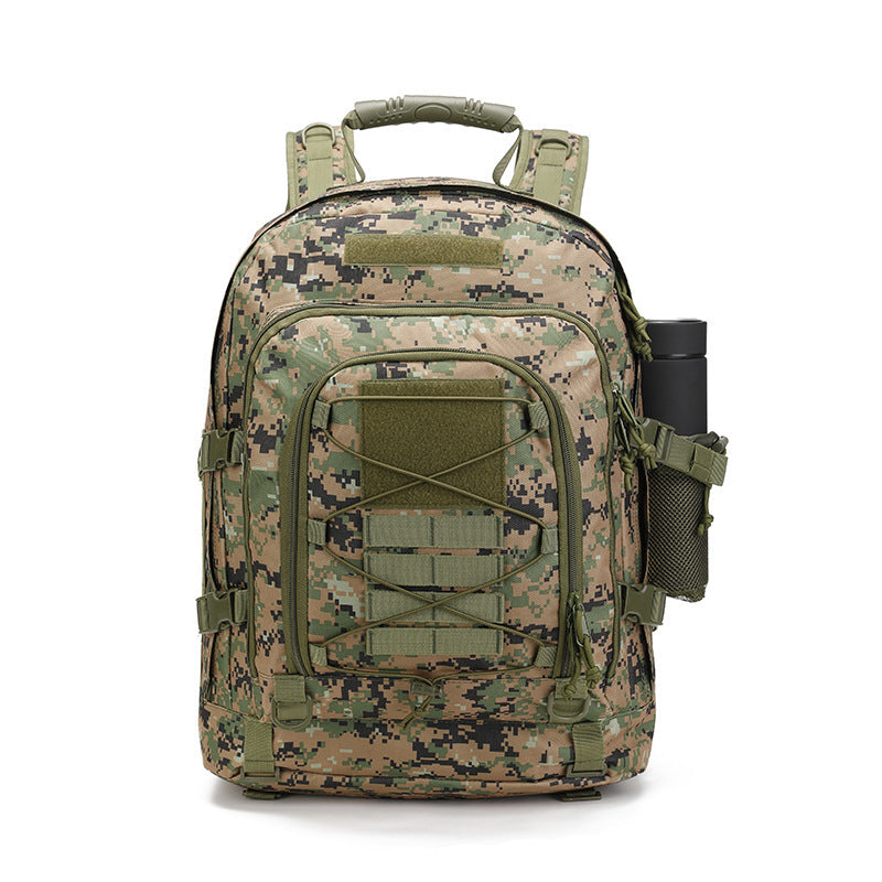 Sac à dos tactique outdoor pour homme de 65 L : grande capacité, idéal pour la randonnée, le camping et les voyages. Un sac à dos de style militaire.