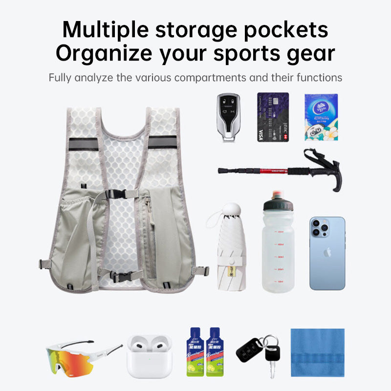 2025 New Cycling & Running Storage Vest - Lightweight Design for Outdoor Sports
