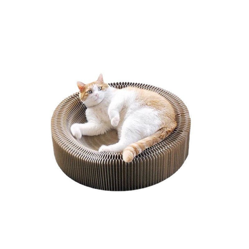 Griffoir accordéon créatif pour chat,  décompression, affûtage des griffes