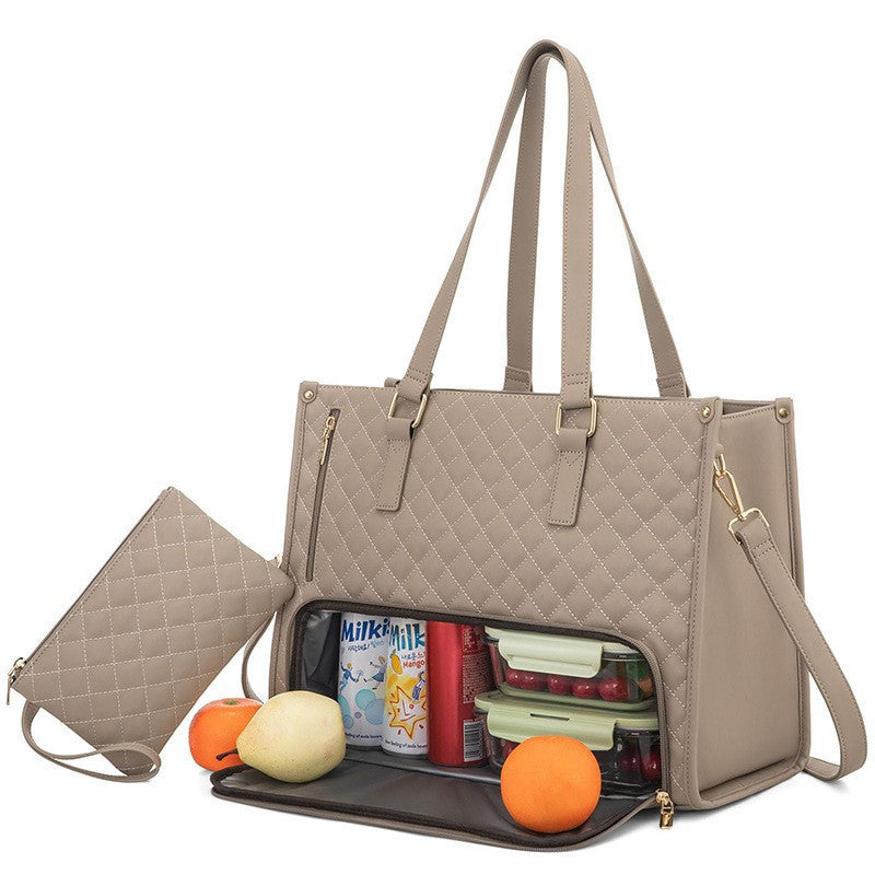 Sac de voyage 2 en 1 : compartiment pour ordinateur portable et sac isotherme pour le déjeuner. Idéal pour les affaires, le travail, les soins infirmiers, le bureau, les études et les loisirs.