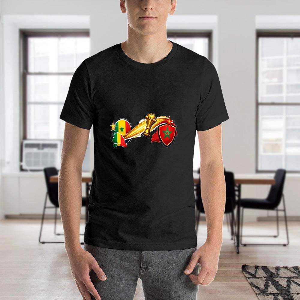 t-shirt à manches courtes pour homme COUPE D Afrique 2026 150 g