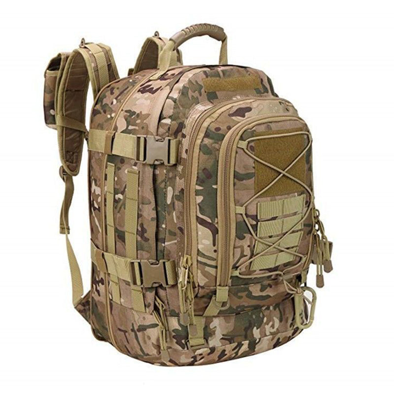 Sac à dos tactique outdoor pour homme de 65 L : grande capacité, idéal pour la randonnée, le camping et les voyages. Un sac à dos de style militaire.
