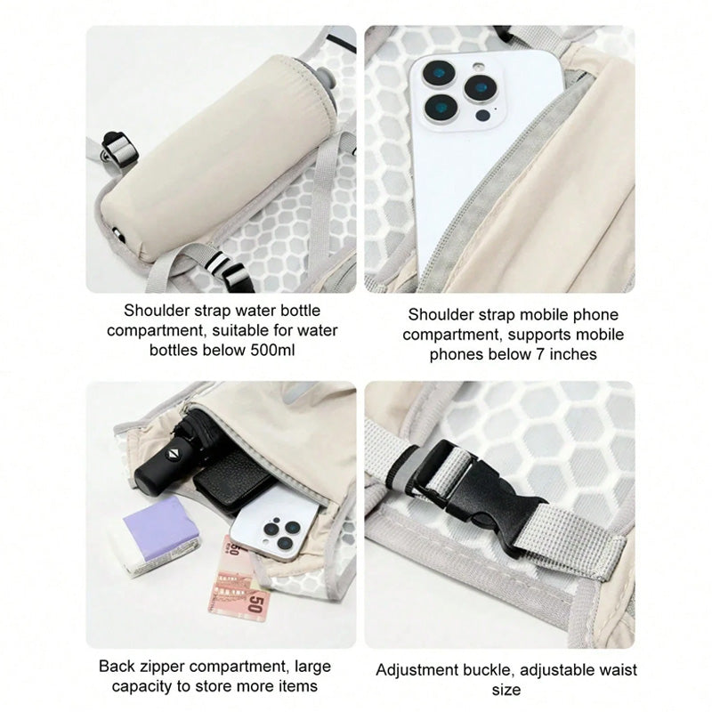 2025 New Cycling & Running Storage Vest - Lightweight Design for Outdoor Sports