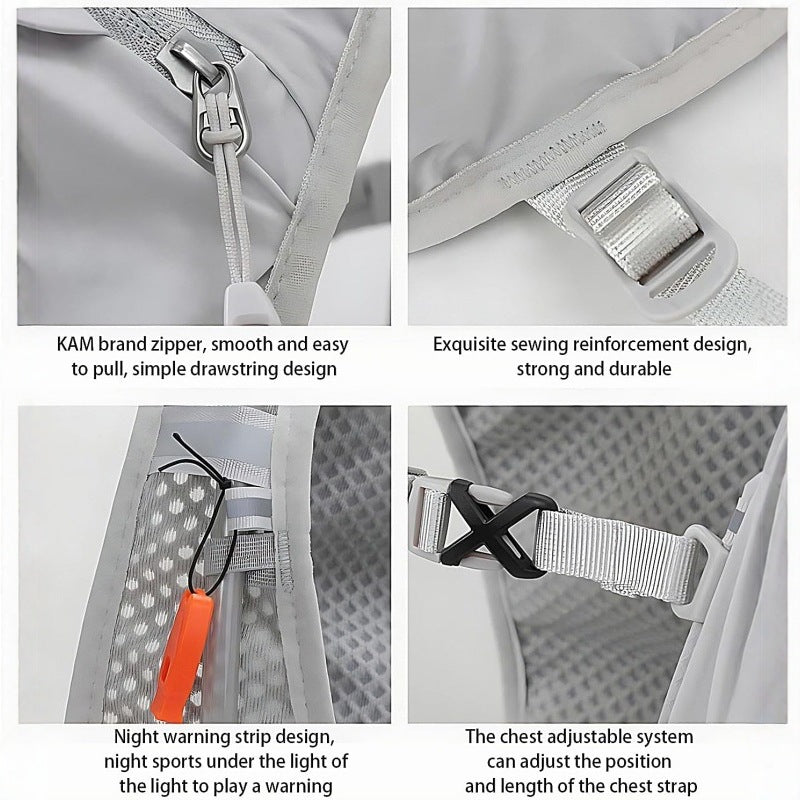 Sac Gilet course a pied ou vélo Hydration vests for sports, ultralight backpacks, bike water bags.