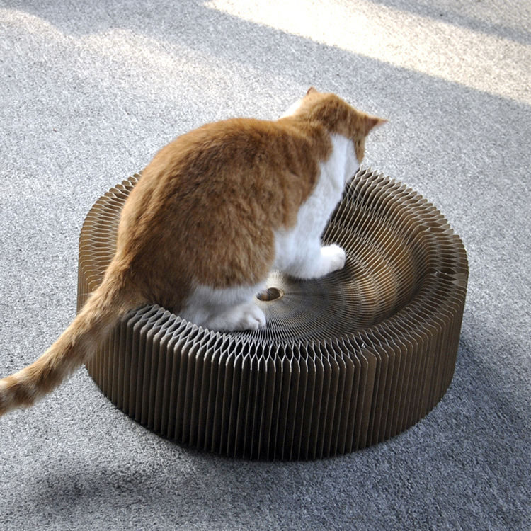 Griffoir accordéon créatif pour chat,  décompression, affûtage des griffes