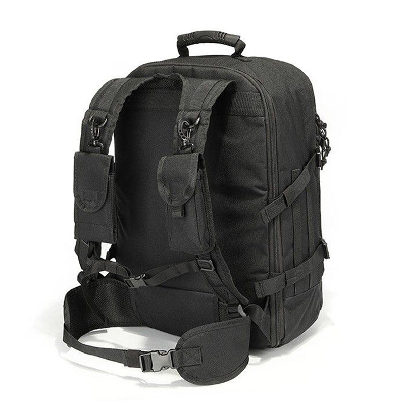 Sac à dos tactique outdoor pour homme de 65 L : grande capacité, idéal pour la randonnée, le camping et les voyages. Un sac à dos de style militaire.