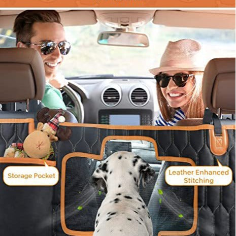 Housse de siège de voiture pour chien, hamac à fond rigide pour voiture, imperméable, antidérapant, résistant aux rayures, pliable, extension de siège arrière pour chiens