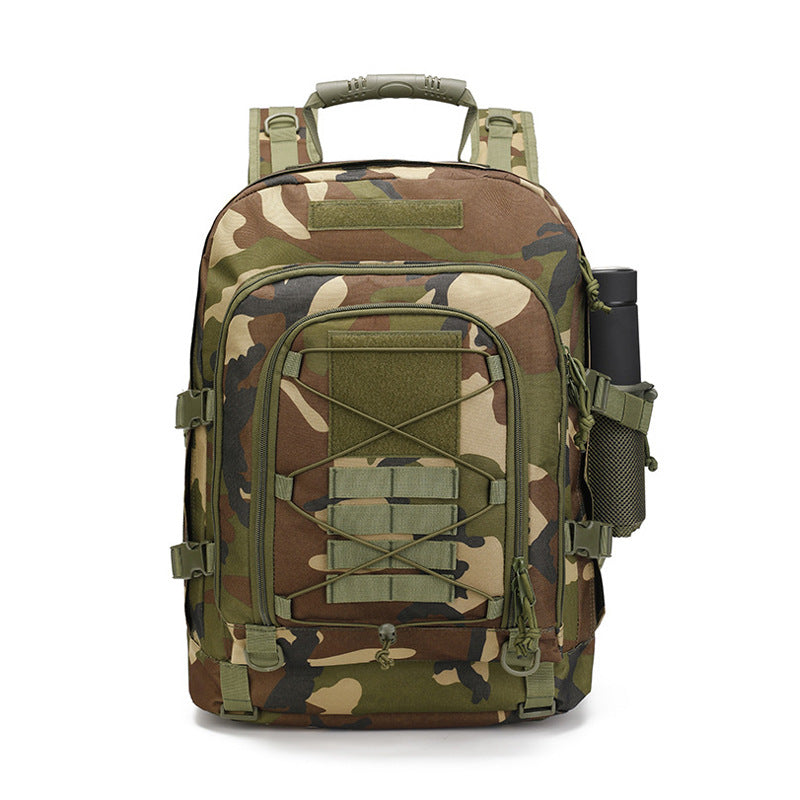 Sac à dos tactique outdoor pour homme de 65 L : grande capacité, idéal pour la randonnée, le camping et les voyages. Un sac à dos de style militaire.