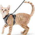 Cat Harness and Leash with Easy Control, Escape-Proof - Soft Adjustable Vest Harness for Walking Cats.